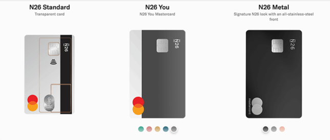 n26 choose card
